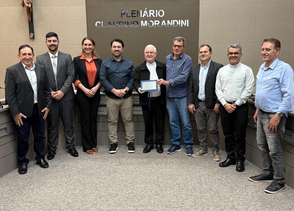 Câmara de Vereadores homenageia 50 anos de fundação da Diocese de Joaçaba