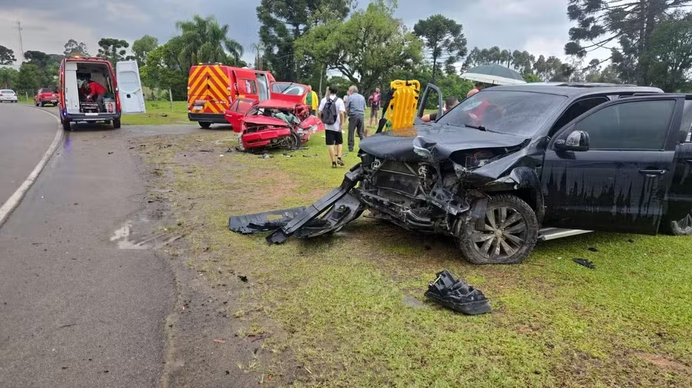 Tragédia: Homem, mulher e bebê morrem em acidente de trânsito em SC