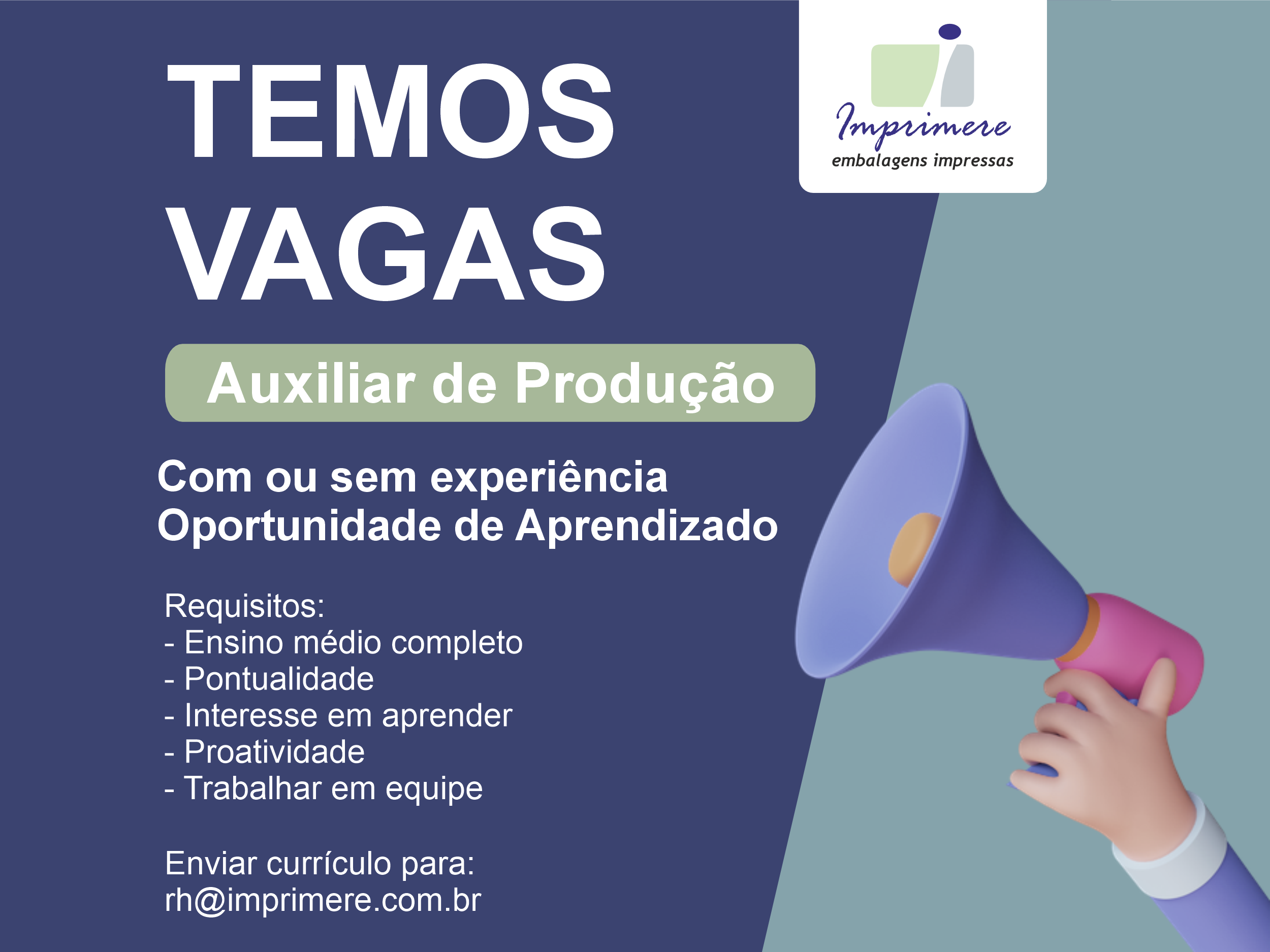Auxiliar de Produção