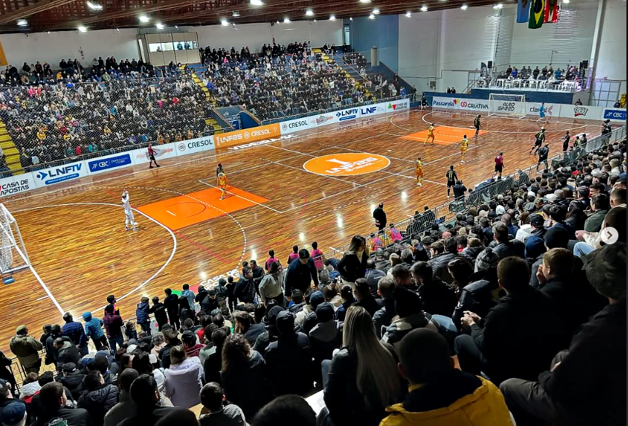 Joaçaba Futsal é rebaixado com a criação da nova divisão da Liga Nacional de Futsal