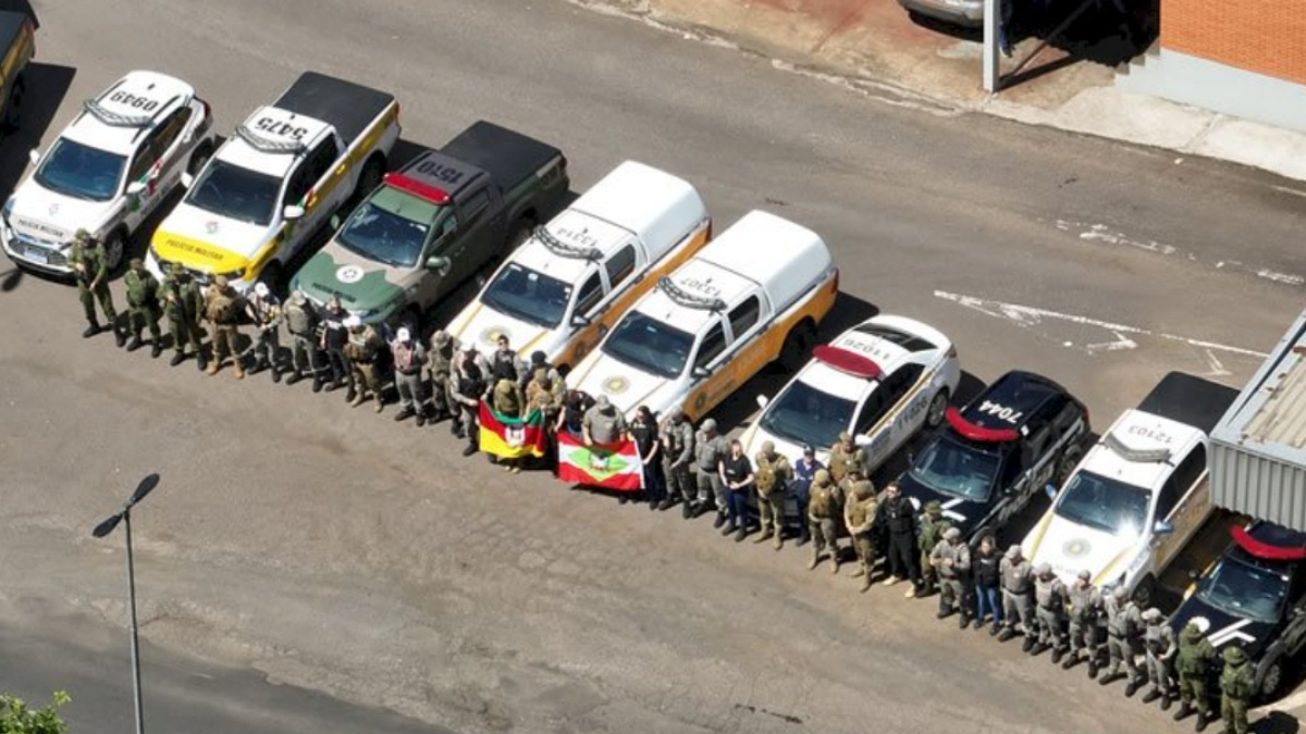 Forças de segurança realizam megaoperação em SC e fecham fronteiras e regiões de divisa