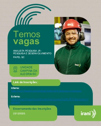 ANALISTA PESQUISA JR – PESQUISA E DESENVOLVIMENTO – PAPEL(6741)