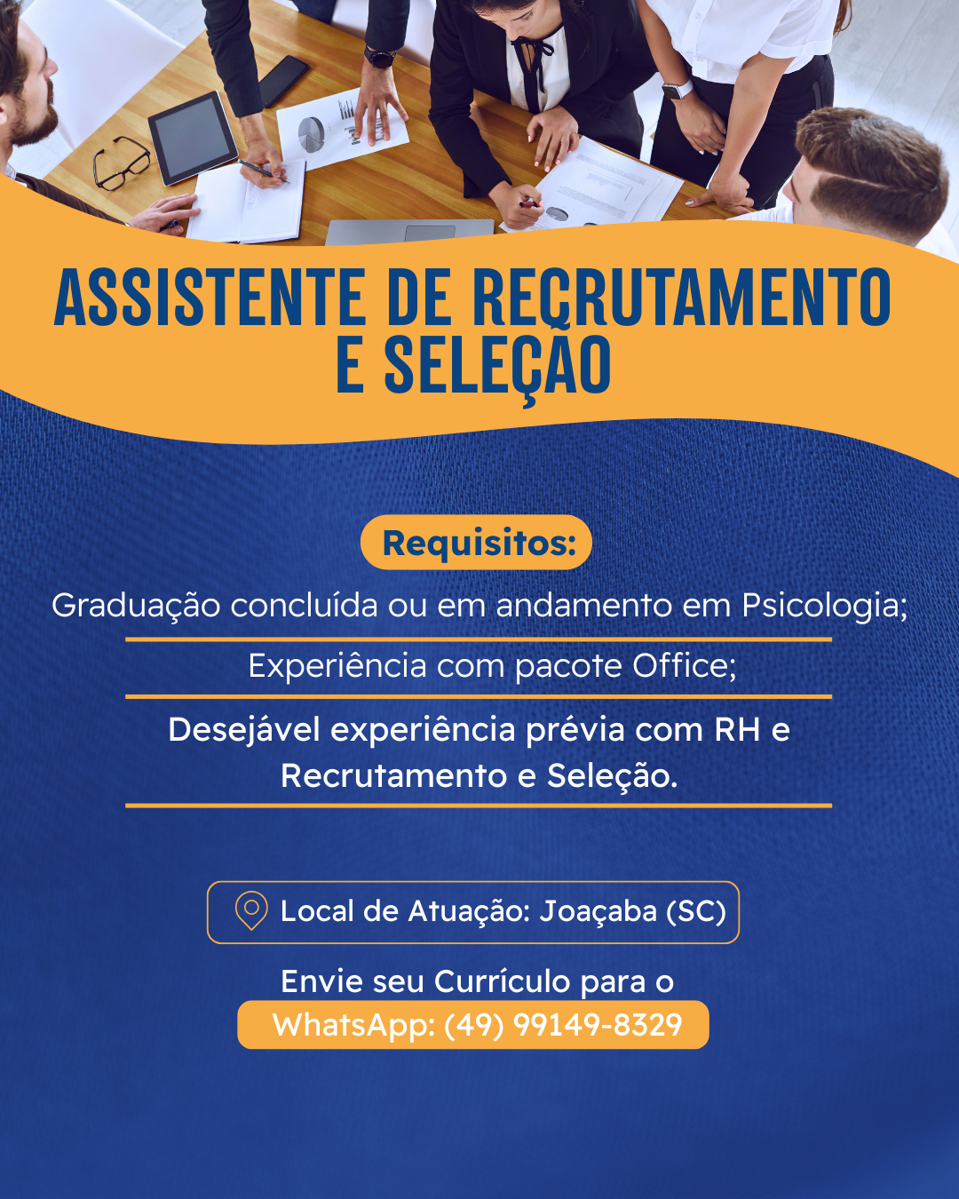 Assistente de Recrutamento e Seleção