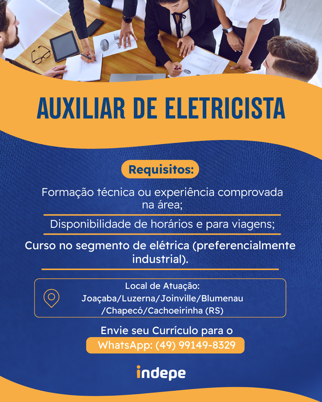 Auxiliar de Eletricista