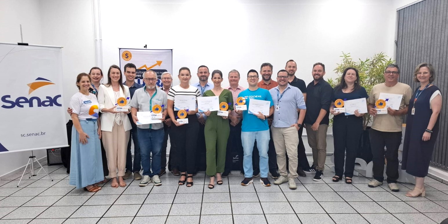 Sucesso Empresarial: Selo Lucra Mais é Entregue a Empreendedores de Joaçaba e Catanduvas