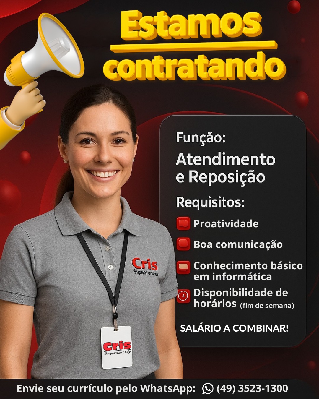 Atendente/reposição