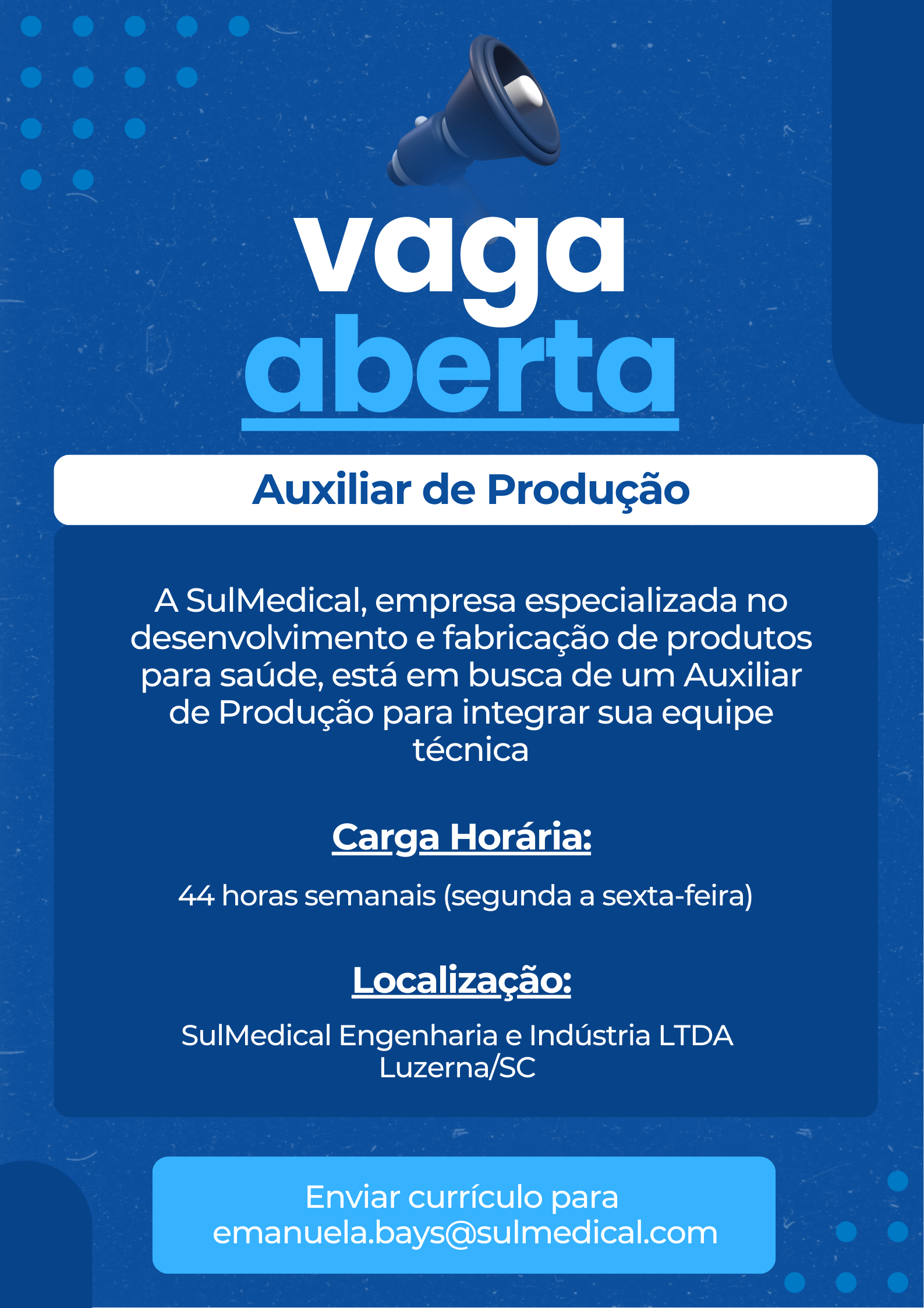 Auxiliar de Produção
