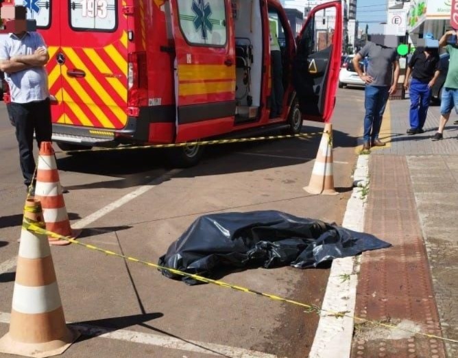 Homem morre após cair de terceiro andar enquanto trabalhava em Campos Novos