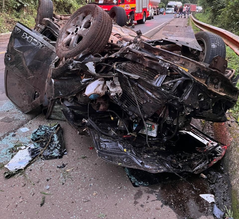 Jovem morre e outras duas pessoas ficam feridas após acidente em Joaçaba