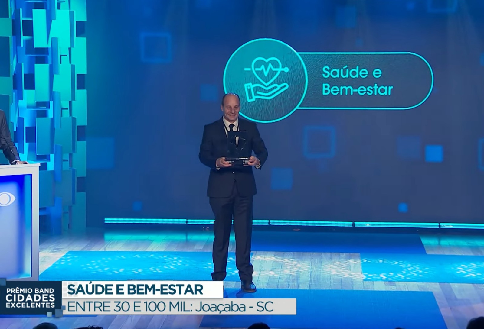 Joaçaba é destaque nacional em saúde e bem-estar no Prêmio Band Cidades Excelentes 2025
