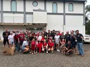 Ação solidária realiza 1.100 entregas de Natal em bairros de Joaçaba