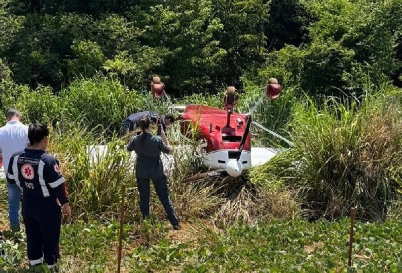 Queda de aeronave de pequeno porte é registrada no Oeste