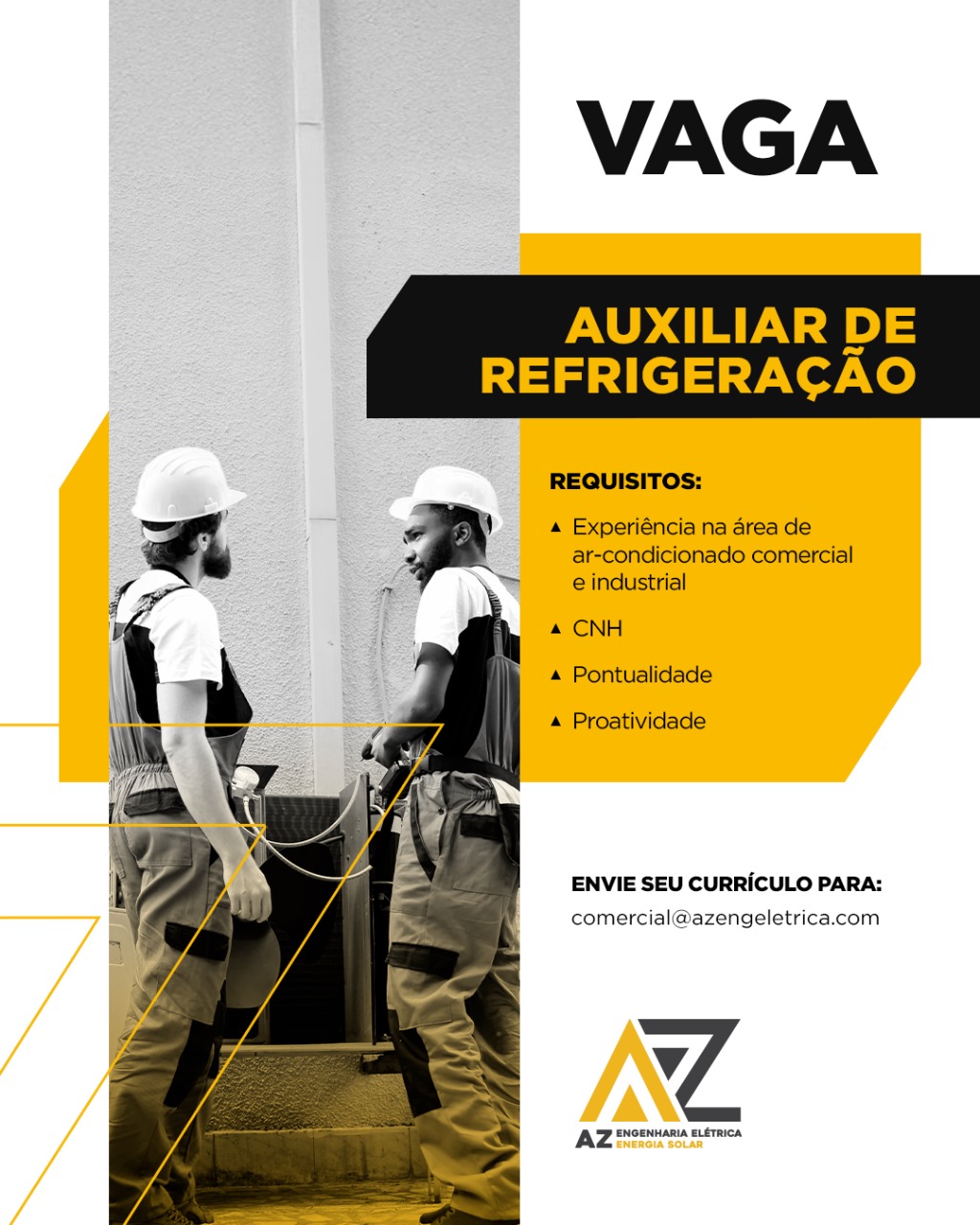 AUXILIAR EM REFRIGERAÇÃO