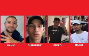 Famílias procuram por quatro jovens de MG desaparecidos em SC