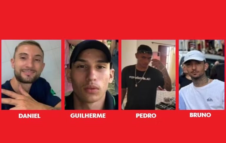 Famílias procuram por quatro jovens de MG desaparecidos em SC
