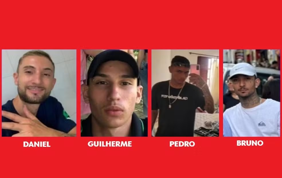 Famílias procuram por quatro jovens de MG desaparecidos em SC