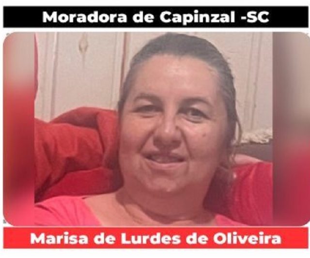Moradora de Capinzal desaparece e família faz buscas