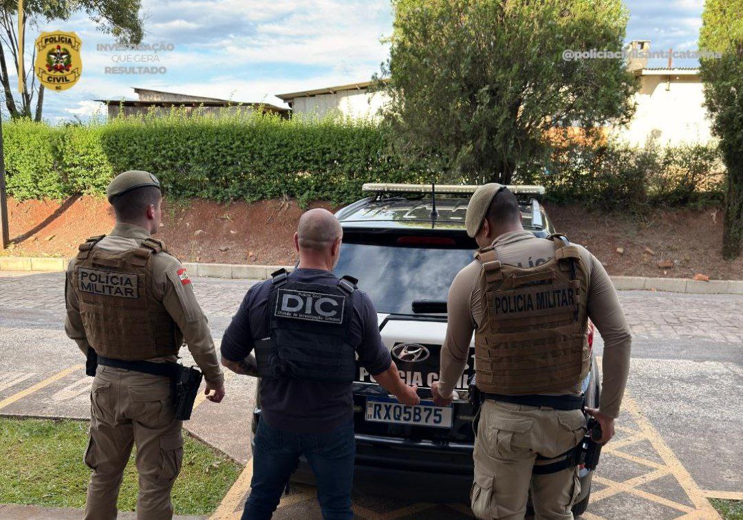 Líder de crime organizado é preso durante operação em Campos Novos