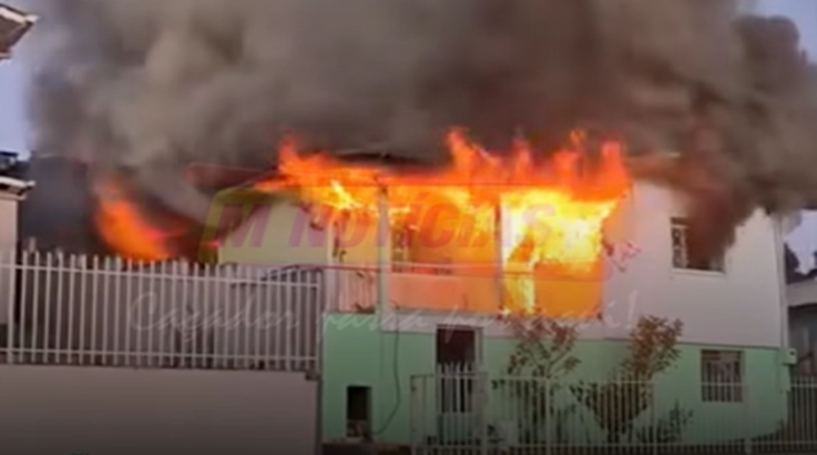 Incêndio atinge residência mista em Caçador