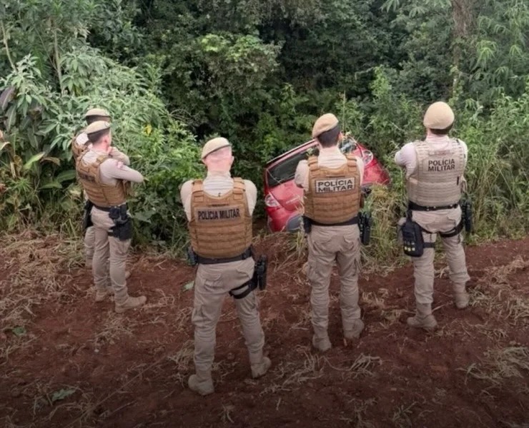 Carro furtado em Videira é recuperado após fuga e perseguição em Campos Novos