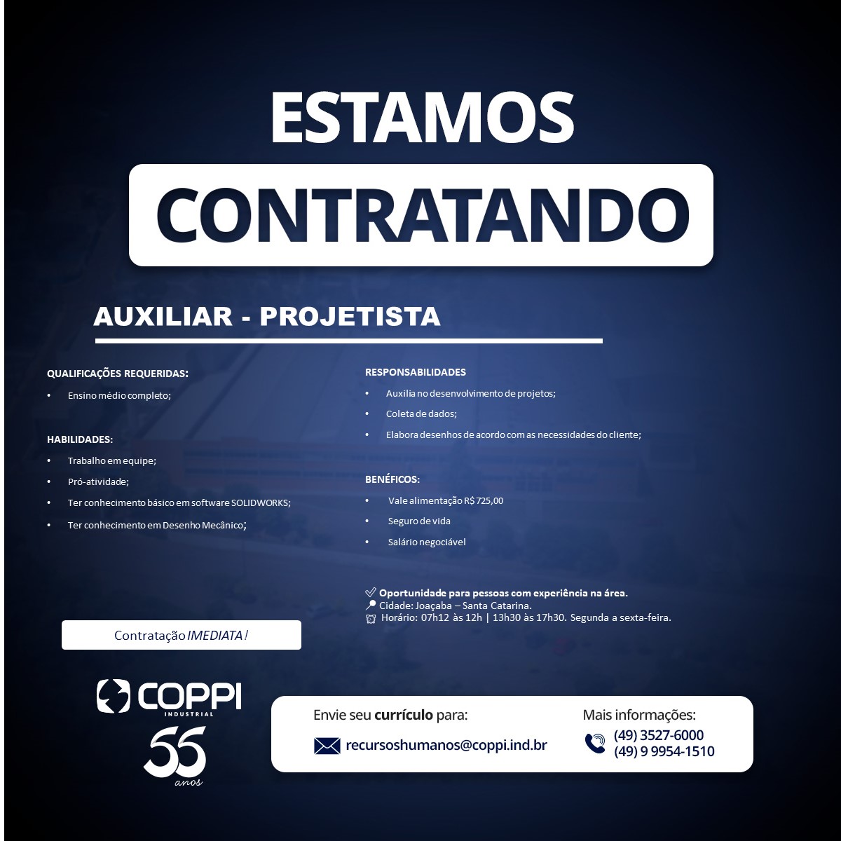 AUXILIAR DE PROJETISTA