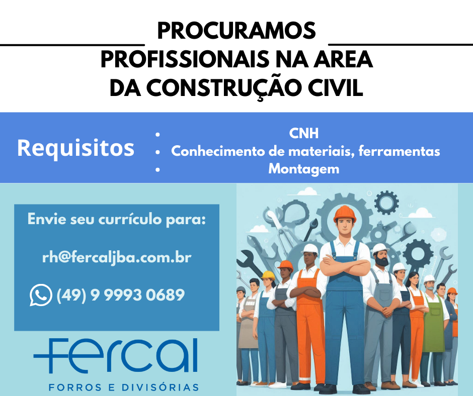 MONTADOR DE FORROS E DIVISÓRIAS