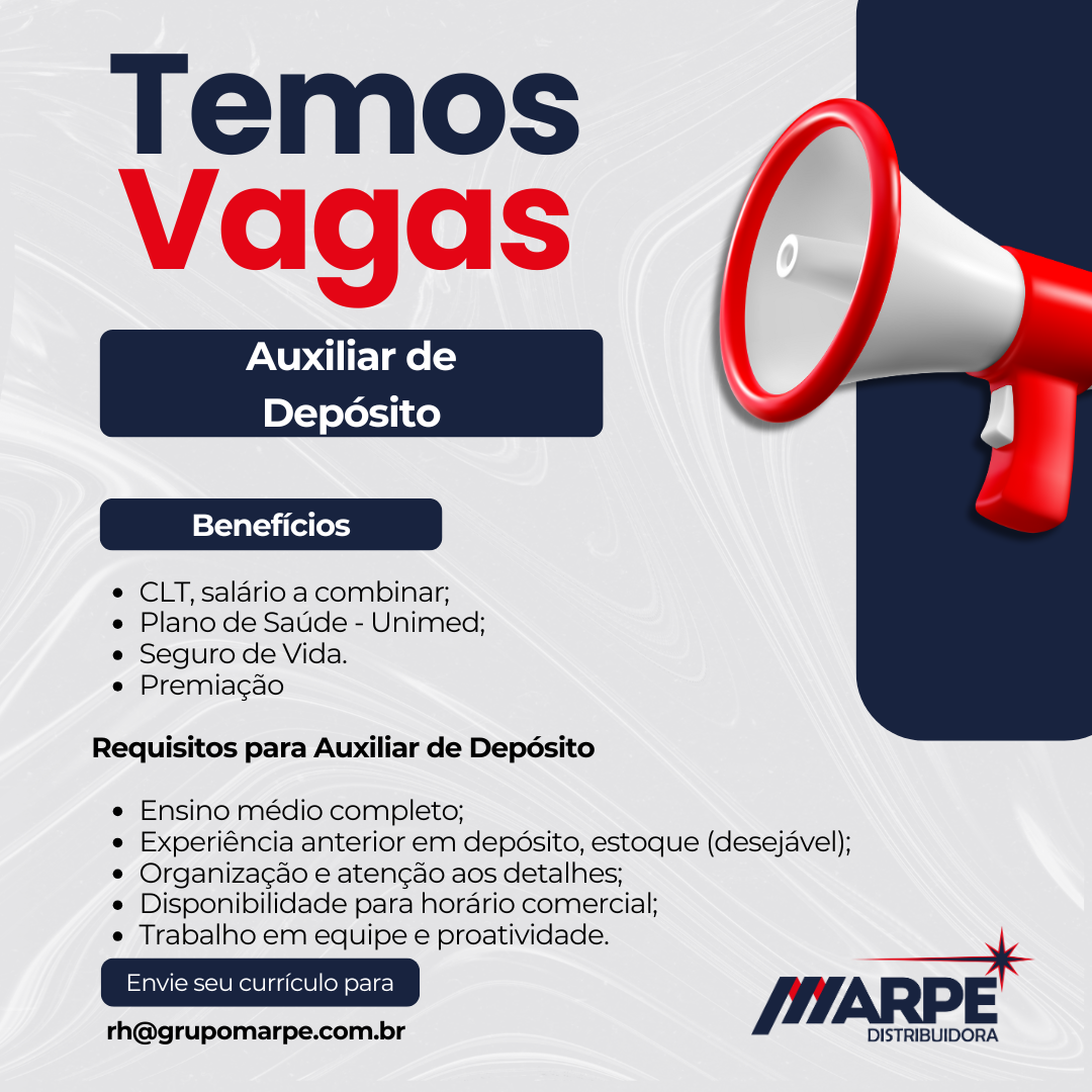 Auxiliar de Depósito