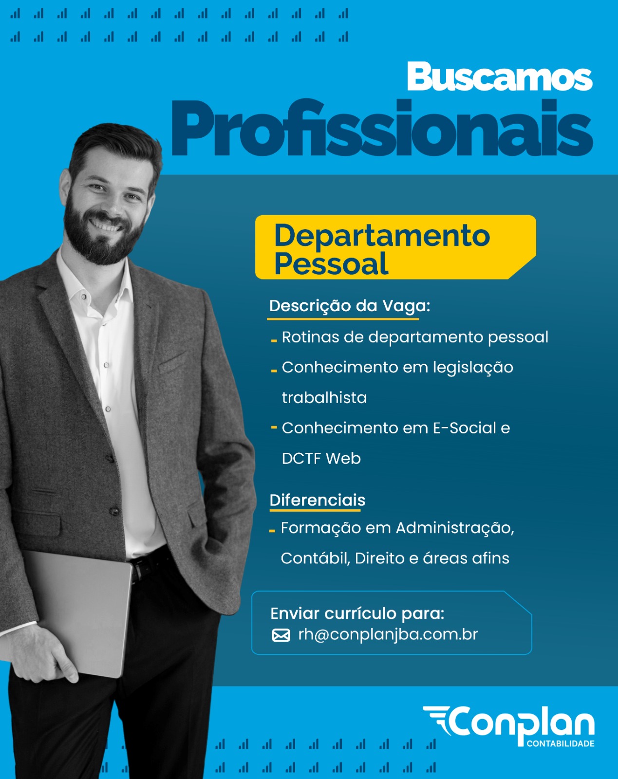 Vaga no Departamento Pessoal