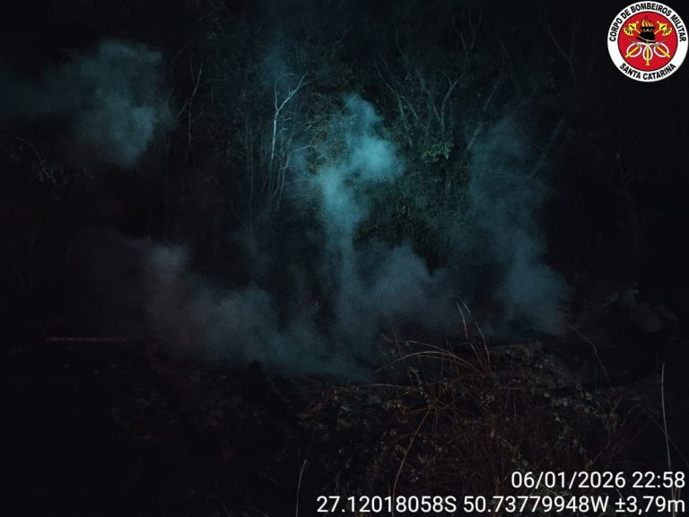 Incêndio atinge imóvel no interior de Fraiburgo