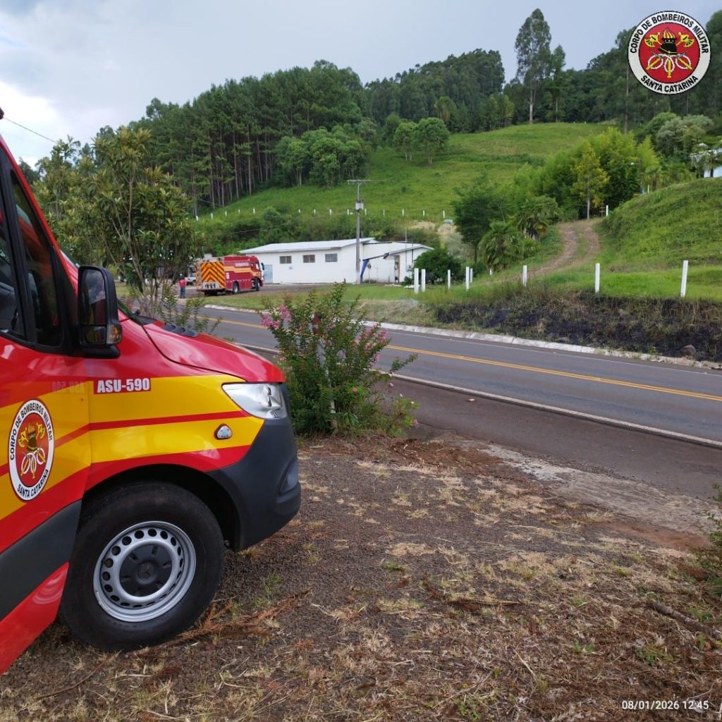 Trabalhador sofre descarga elétrica durante instalação de fibra óptica em Ibiam