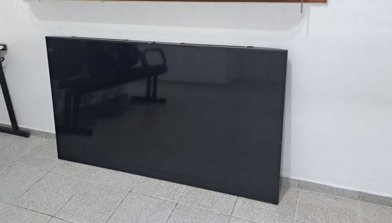 Polícia Militar recolhe televisão encontrada em via pública em Herval d’Oeste