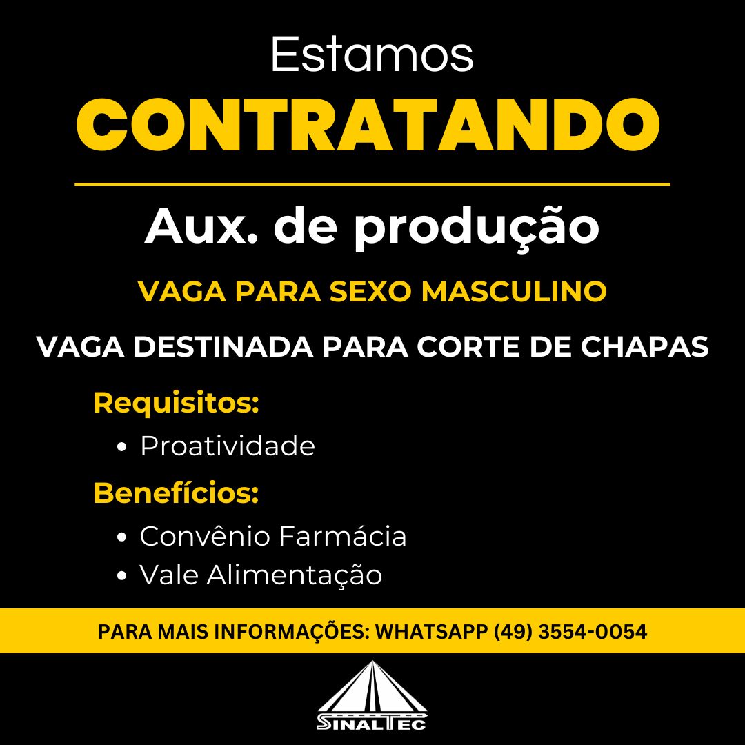 Auxiliar de Produção