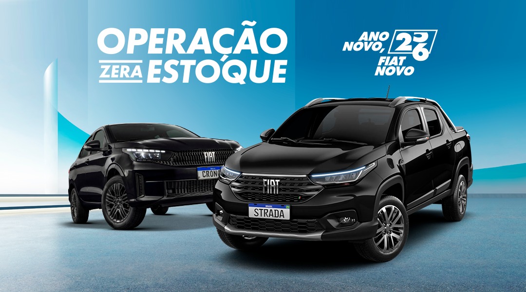 Operação Zera Estoque Fiat traz carro 2026 com preço de 2025 e primeira parcela só em julho