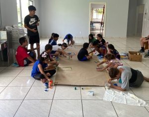 Colônia de Férias do SCFV tem início com participação de várias crianças