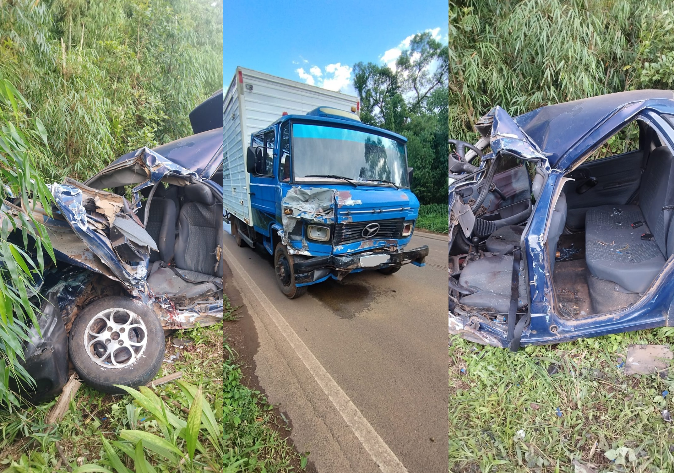 Sobe para três o número de mortos em grave acidente no Oeste