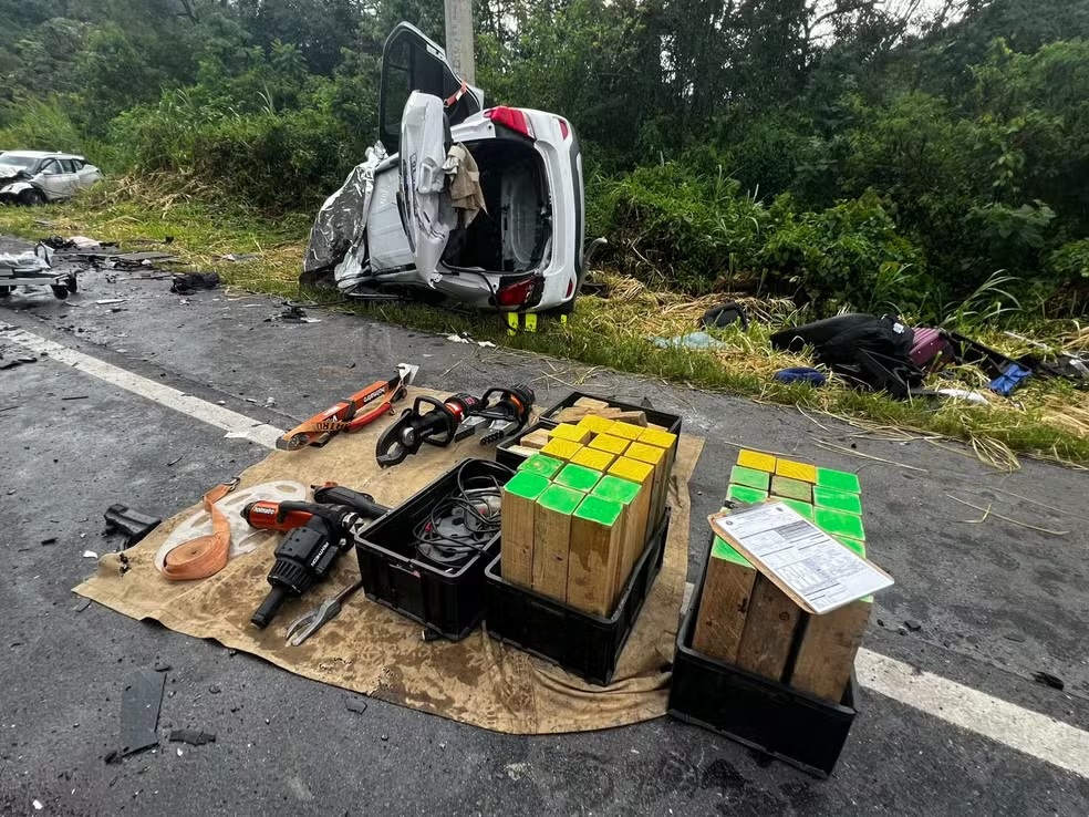 Veículo de Capinzal se envolve em acidente com morte na BR-470