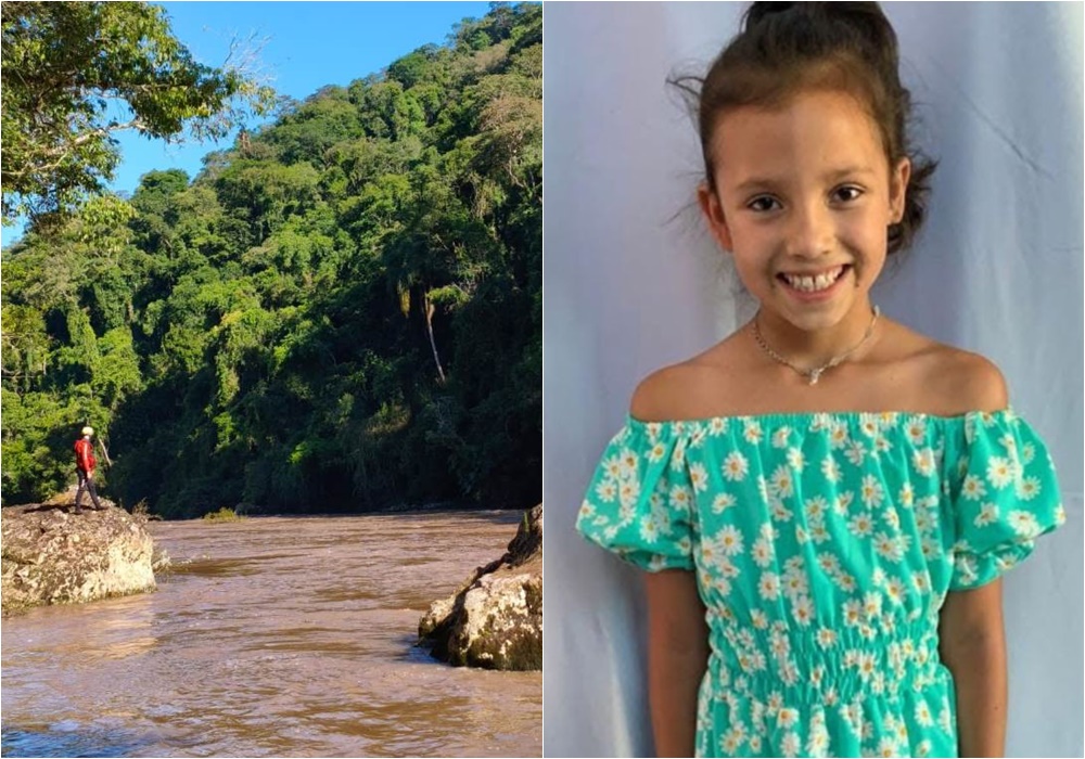 Buscas por menina desaparecida em rio passam de uma semana sem sucesso