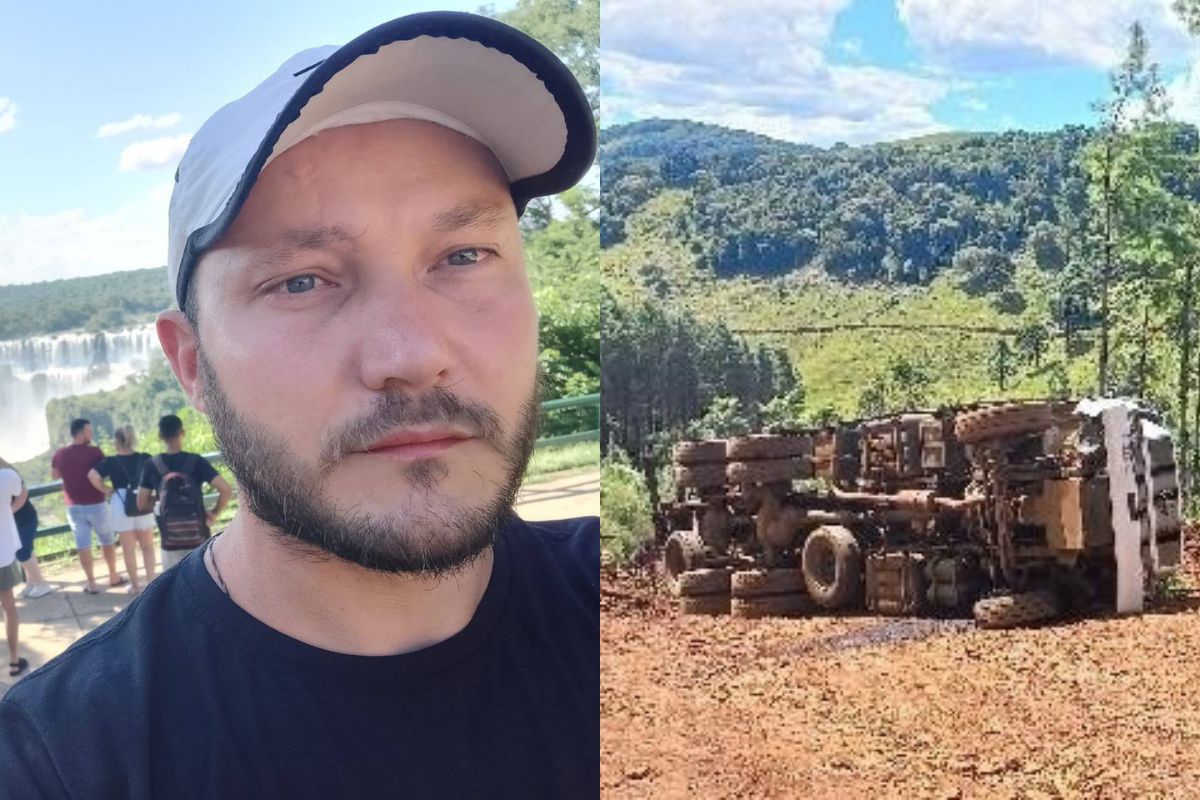 Motorista morre atingido pelo próprio caminhão