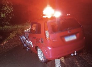 Tragédia na BR-470: Motorista morre preso às ferragens em colisão frontal 