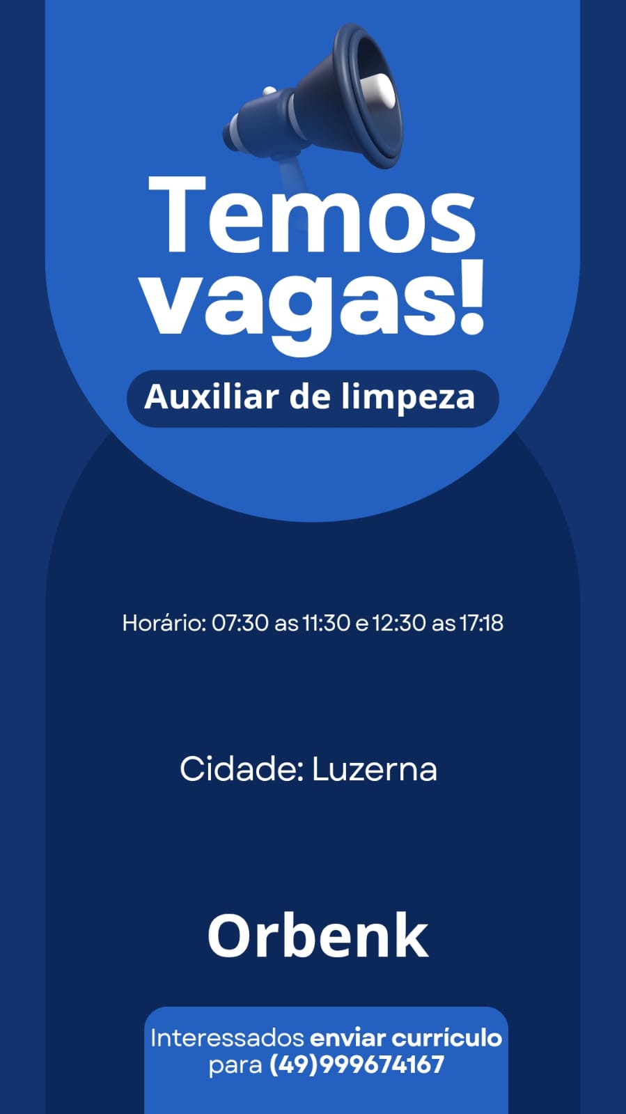 Auxiliar de limpeza