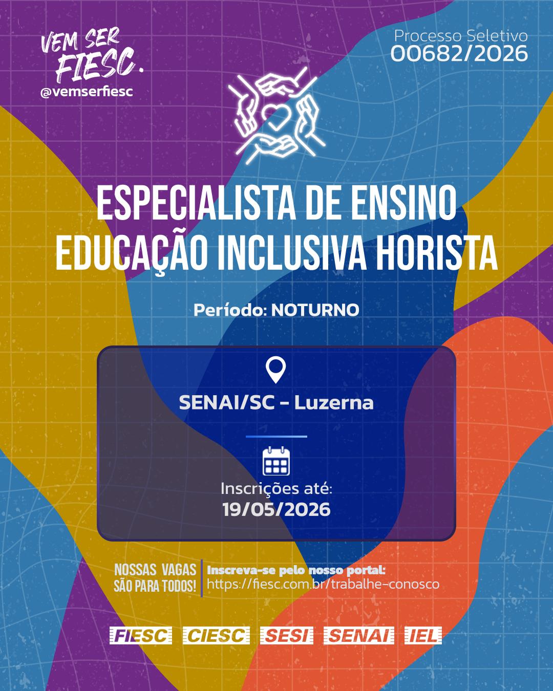 Especialista de Ensino – Educação Inclusiva Horista