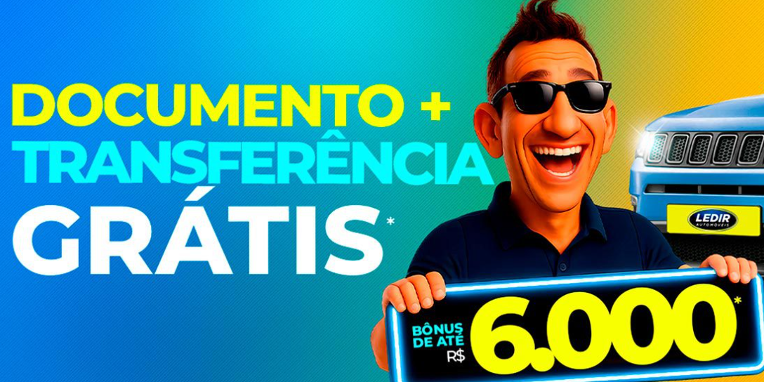 Descontos que podem chegar até R$ 6 mil marcam a campanha de fevereiro da Ledir Automóveis