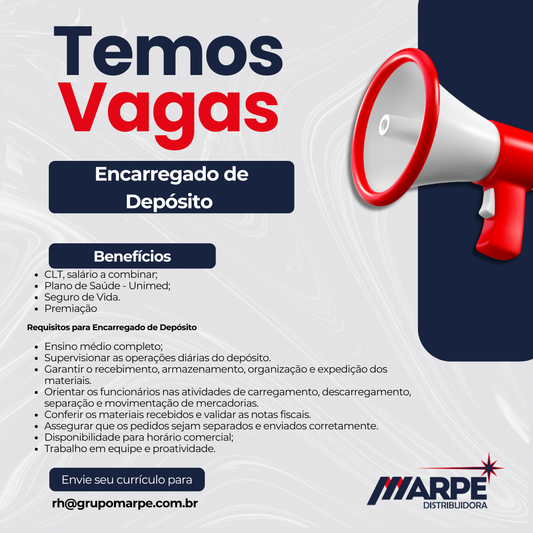 Encarregado de Depósito