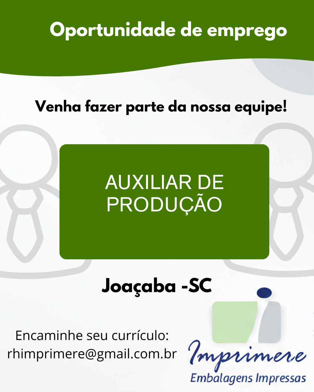Auxiliar de Produção
