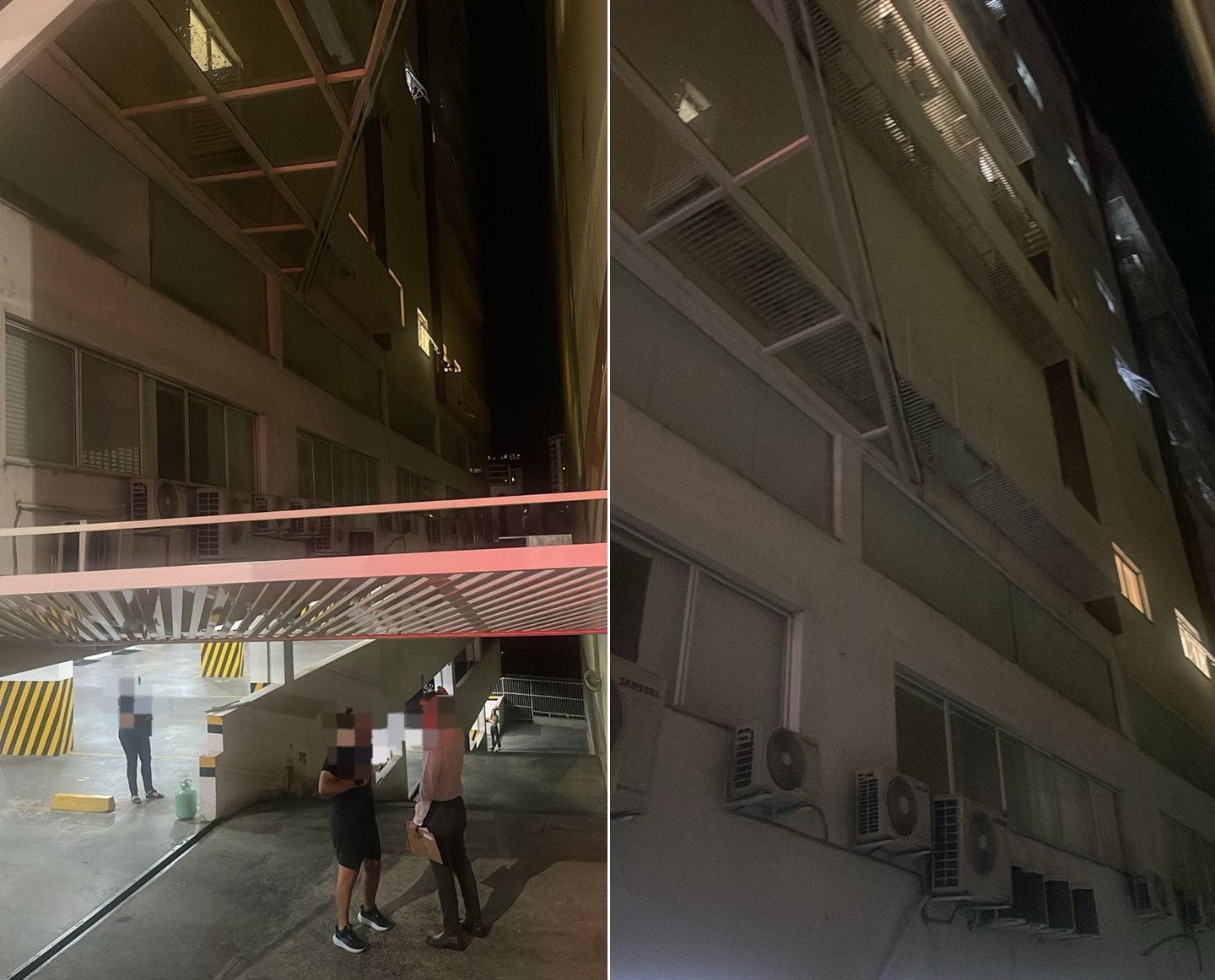 Trabalhador cai do segundo andar durante manutenção em Joaçaba