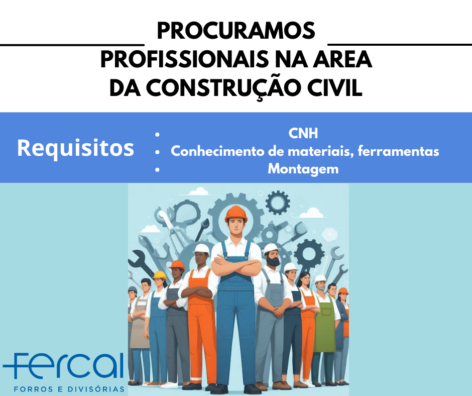 AUXILIAR DE MONTADOR DE FORROS E DIVISORIAS