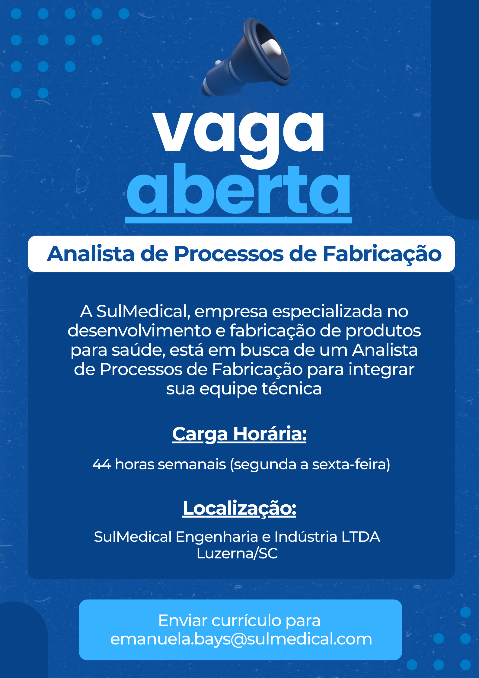 Analista de Processos de Fabricação