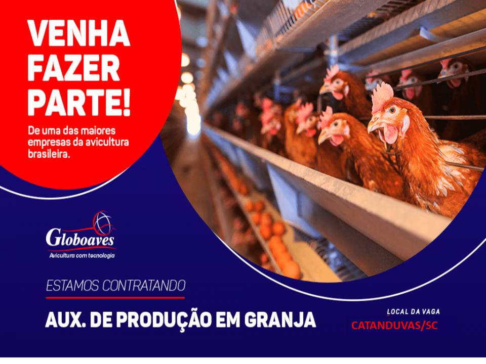 AUXILIAR DE PRODUÇÃO EM GRANJA DE AVES