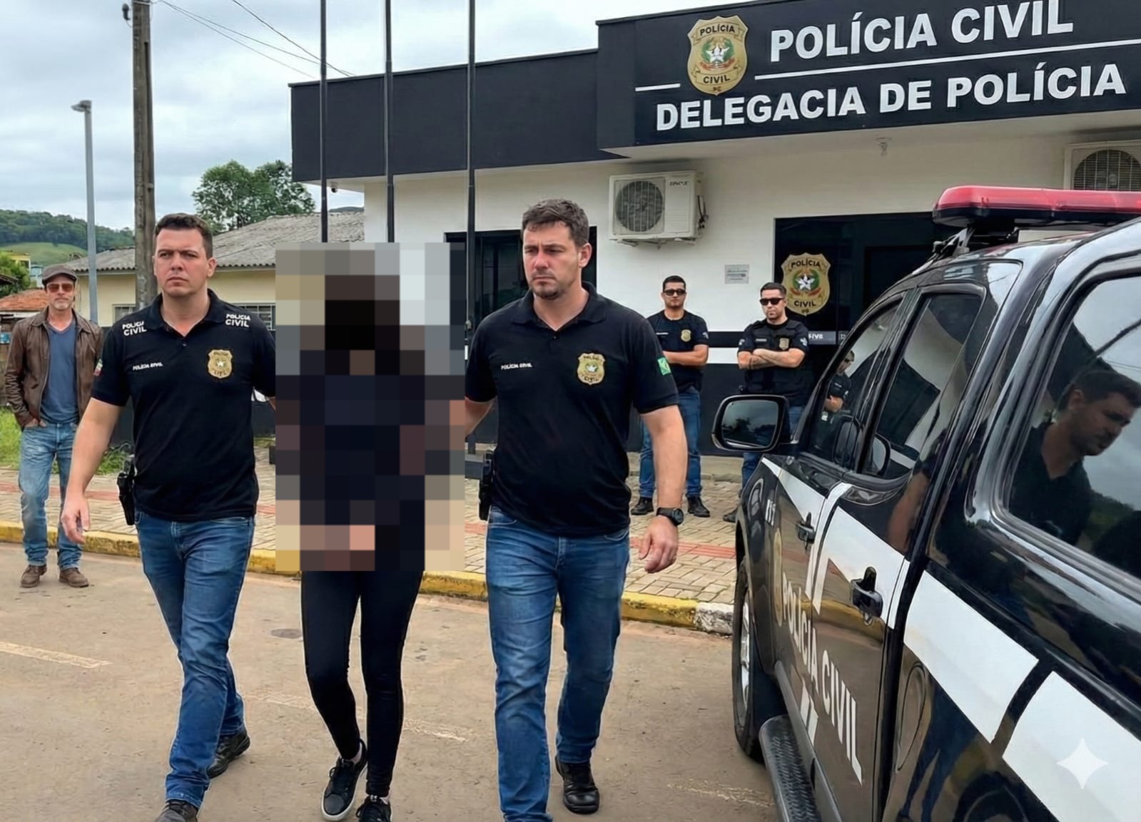 Polícia Civil prende jovem suspeita de integrar grupo de tráfico em Vargem Bonita