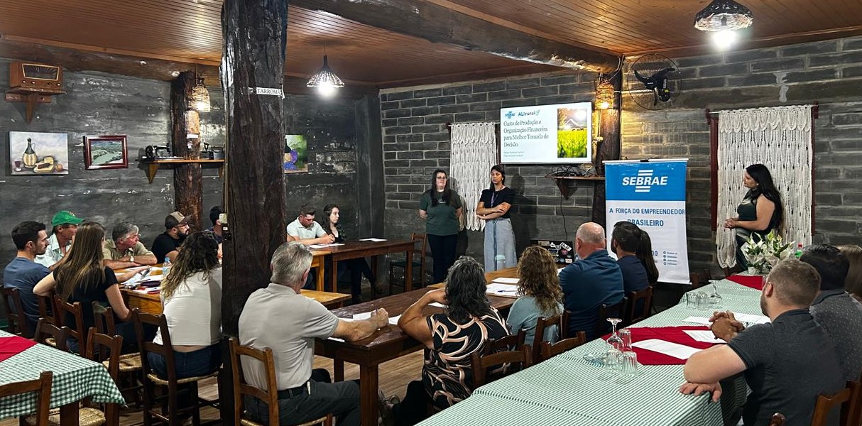 Sebrae discute custos de produção com produtores em Tangará